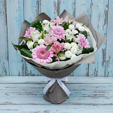 Букет цветов из:  Герберы, Альстромерии и Хризантемы #REPLACE_PRED# Урыве-Покровке