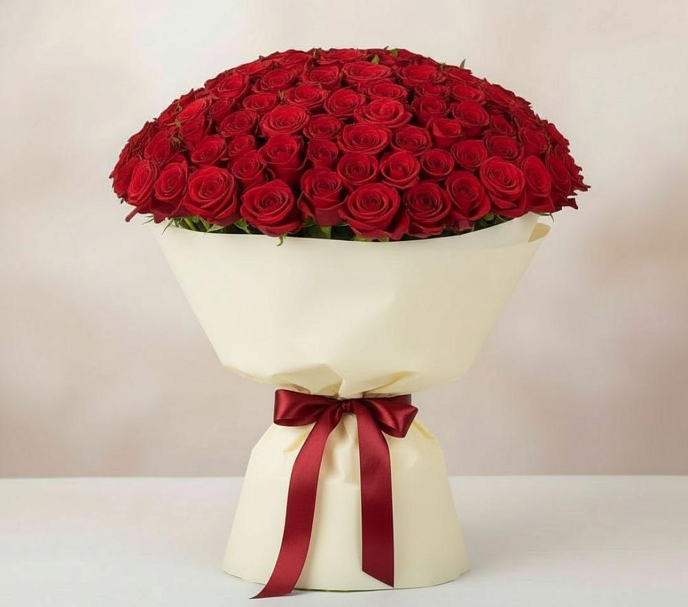 Букет 101 Красная роза Милано в Урыве-Покровке