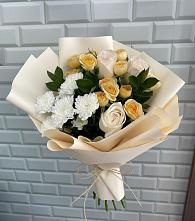Букет цветов из:  Розы и Хризантемы в Урыве-Покровке