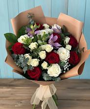 Букет цветов из:  Розы и Альстромерии в Урыве-Покровке