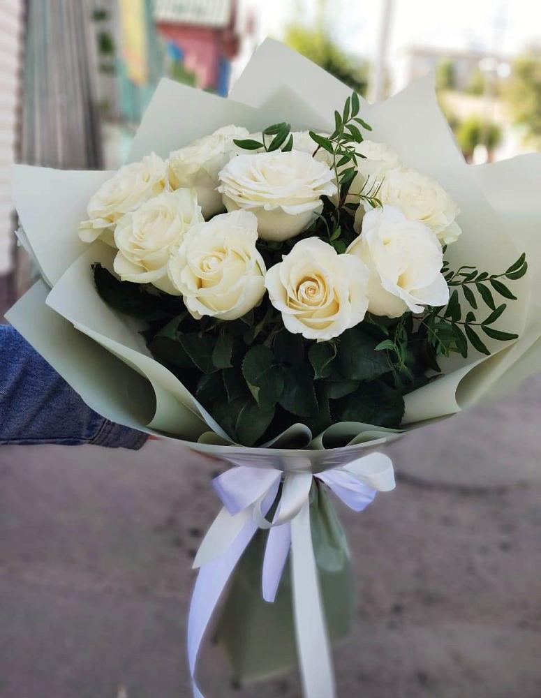 Букет Белые розы Проуд в Урыве-Покровке