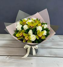 Букет цветов из:  Орхидеи и Розы в Урыве-Покровке