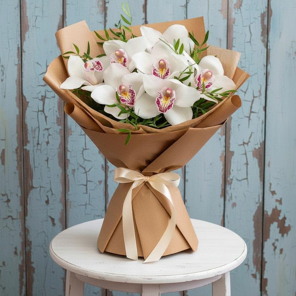 Букет цветов из: Орхидеи и Розы в Урыве-Покровке
