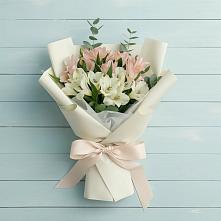 Букет цветов из:  Альстромерии #REPLACE_PRED# Урыве-Покровке