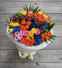 Букет цветов из:  Розы и Хризантемы в Урыве-Покровке