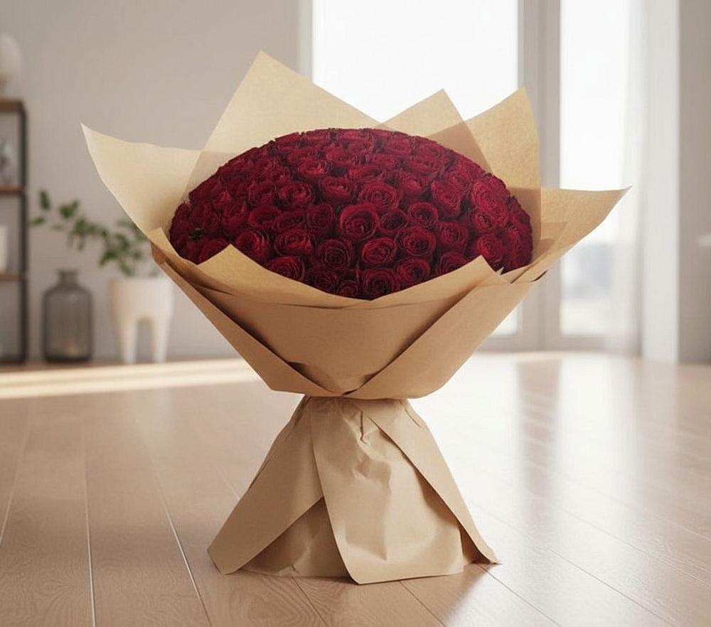 Букет 101 Красная роза в Урыве-Покровке