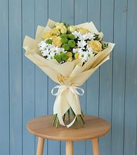 Букет цветов из:  Хризантемы и Розы в Урыве-Покровке