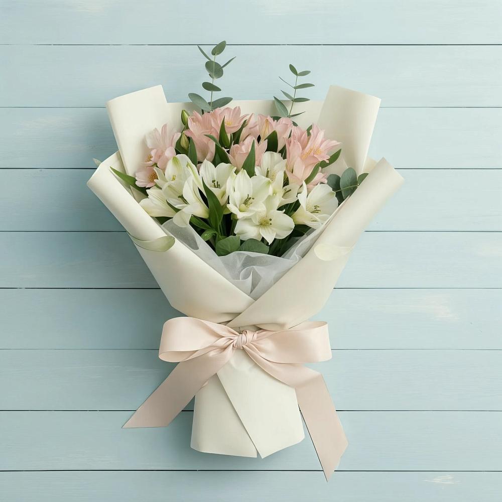 Букет цветов из: Альстромерии в Урыве-Покровке