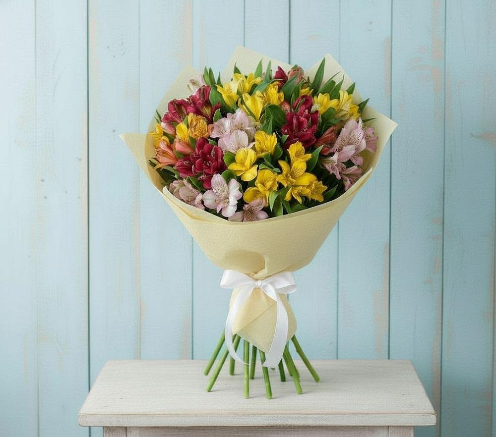 Букет цветов из: Альстромерии в Урыве-Покровке