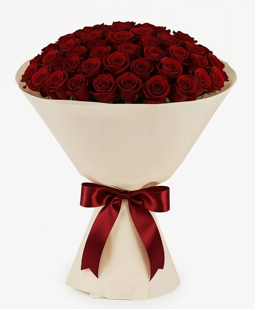 Букет 101 Бордовая роза Блэк Бакарра в Урыве-Покровке