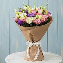 Букет цветов из:  Лизиантусы в Урыве-Покровке