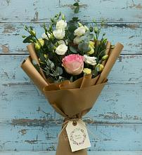 Букет цветов из:  Розы и Лизиантусы #REPLACE_PRED# Урыве-Покровке