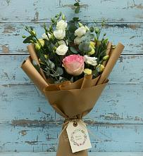 Букет цветов из:  Розы и Лизиантусы в Урыве-Покровке