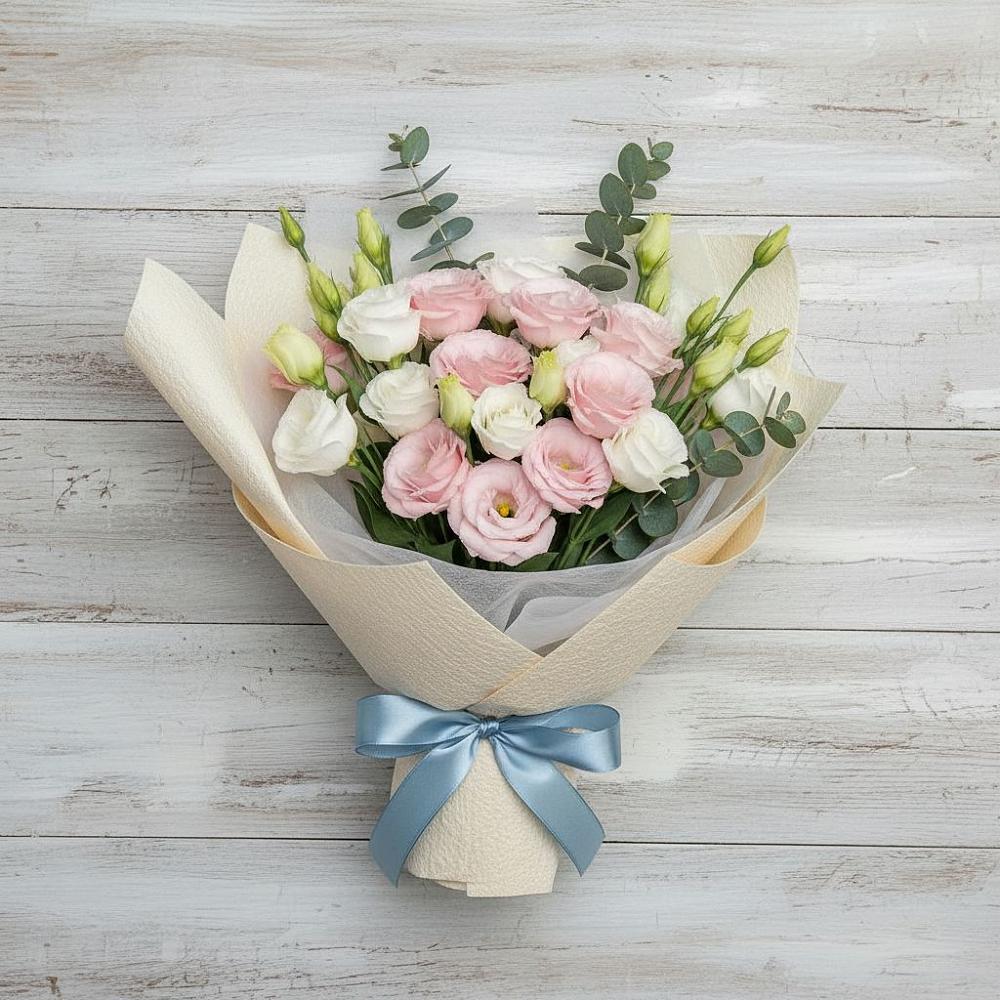 Букет цветов из: Лизиантусы в Урыве-Покровке